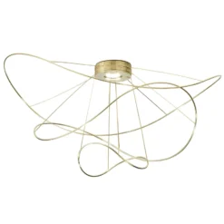 Axolight Hoops 3 LED-Deckenleuchte, gold