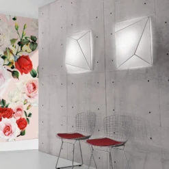 Axolight Ukiyo Textil-Deckenlampe weiß 55 cm