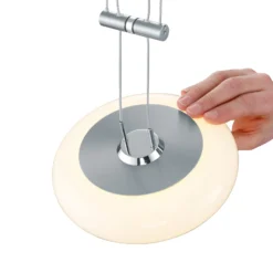 BANKAMP Centa Hängeleuchte zweiflammig nickel