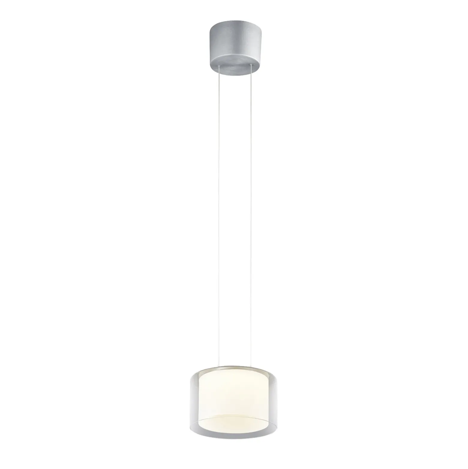 BANKAMP Grand Clear LED-Hängeleuchte, 1fl, Ø 20 cm