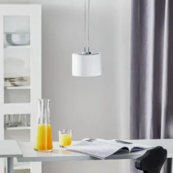 BANKAMP Grazia Hängelampe ZigBee 1fl 16cm nickel