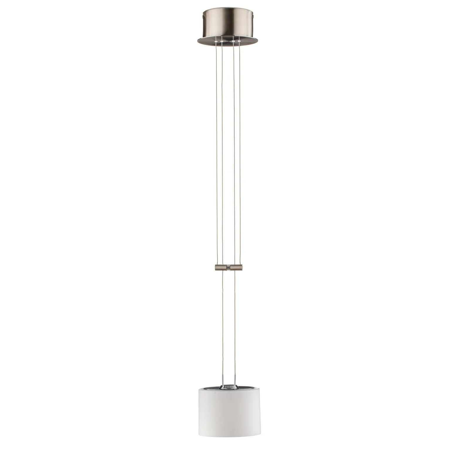 BANKAMP Grazia Hängelampe ZigBee 1fl 16cm nickel