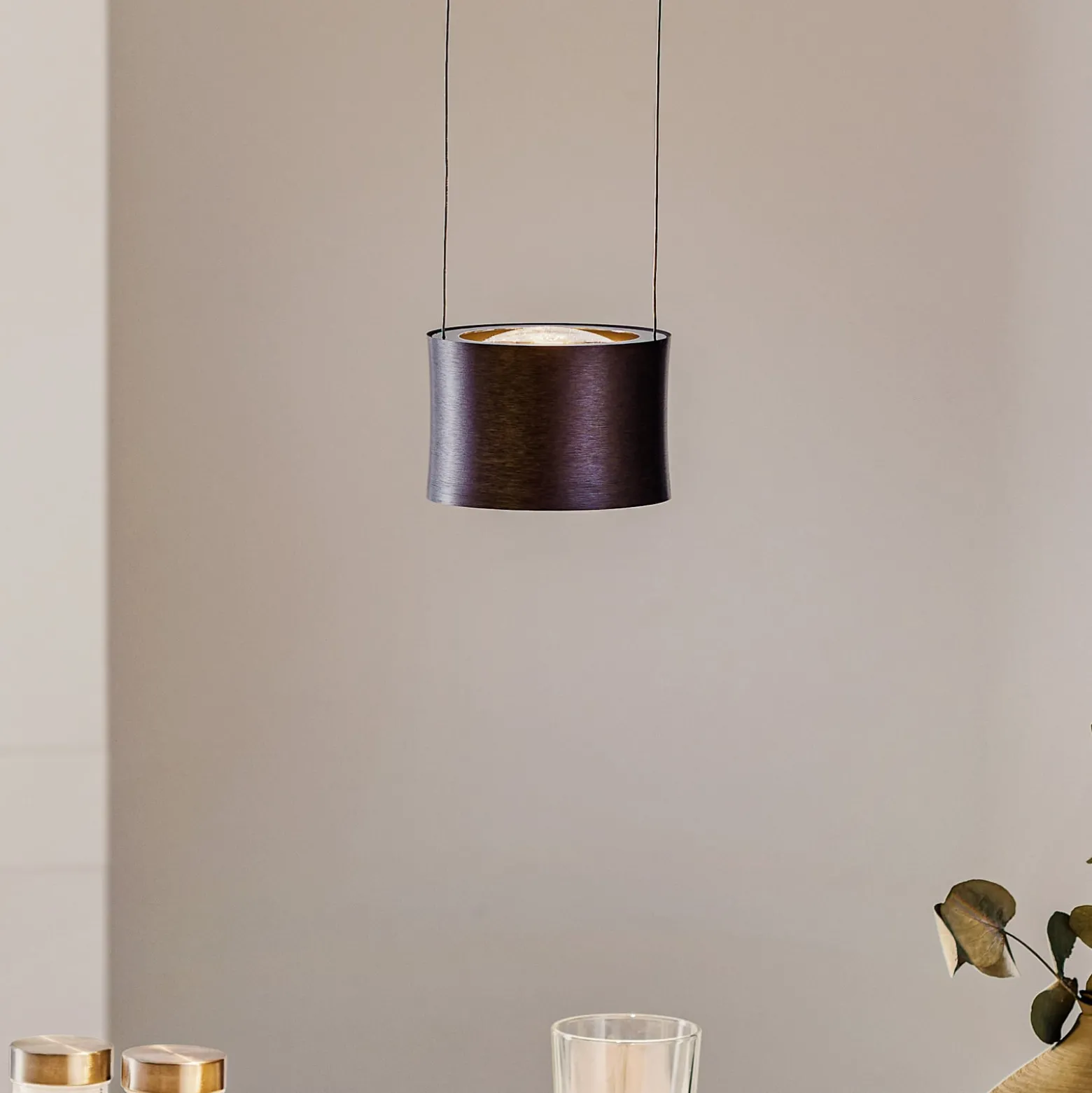 BANKAMP Impulse LED-Hängelampe 1-flammig anthrazit