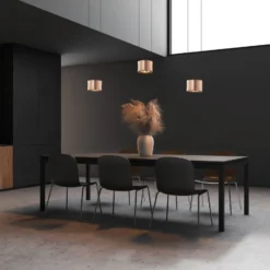 BANKAMP Impulse LED-Hängelampe 3-flammig roségold