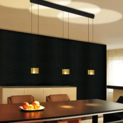 BANKAMP Impulse LED-Hängeleuchte 3-flammig gold