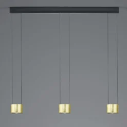 BANKAMP Luce elevata Impulse 3fl blattgold/schwarz