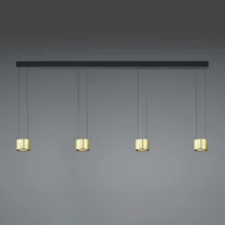 BANKAMP Luce elevata Impulse Flex LED-Pendel 4fl.
