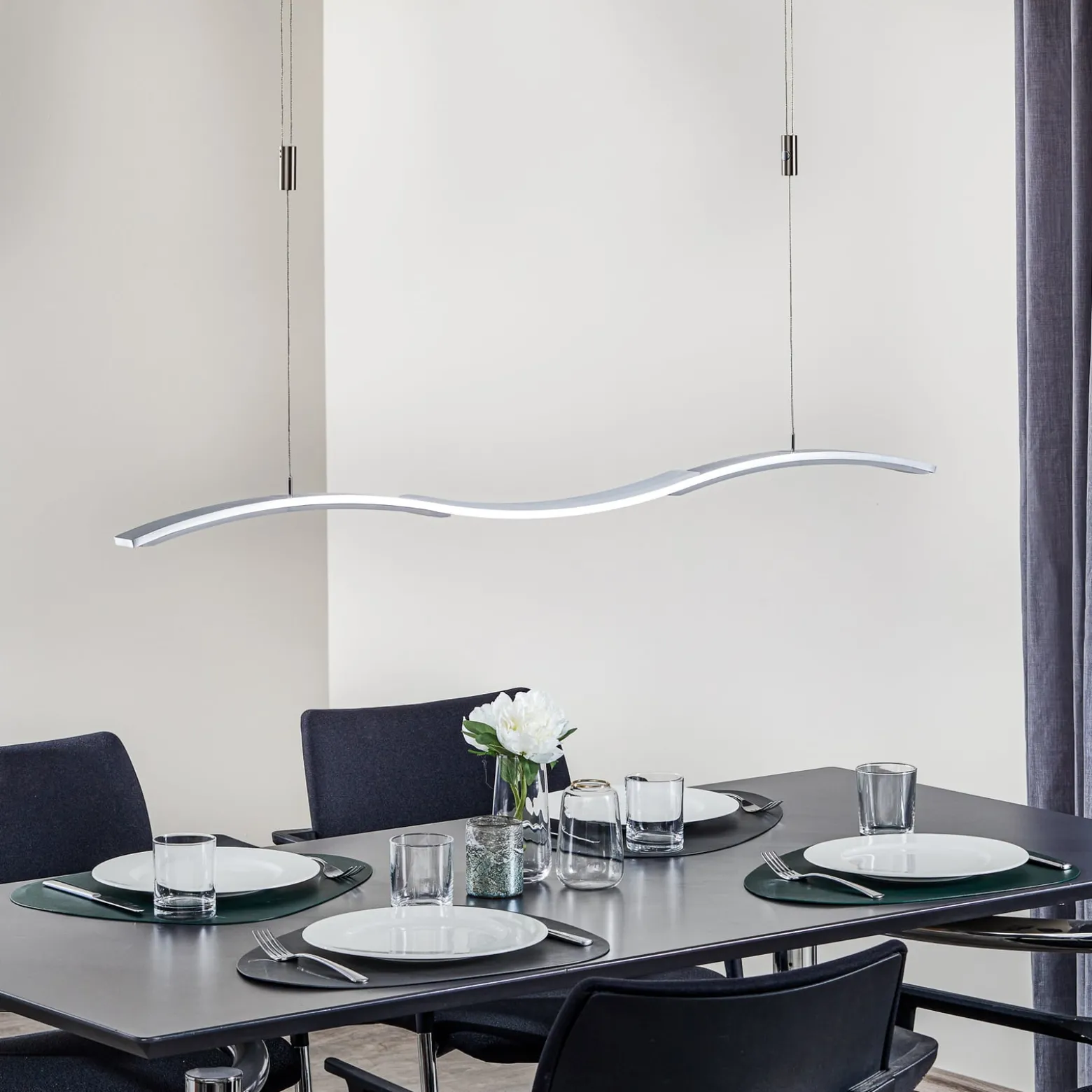 BANKAMP Wave II Hängeleuchte LED höhenverstellbar