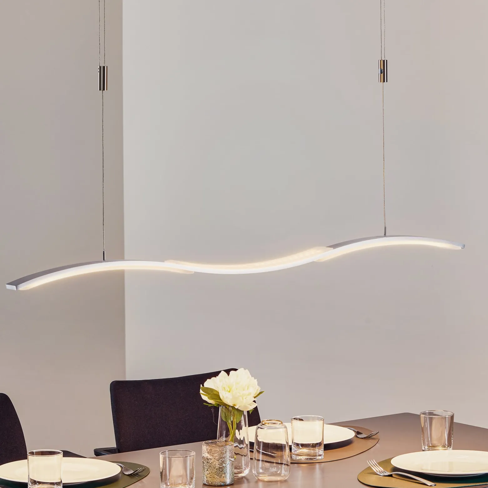 BANKAMP Wave II Hängeleuchte LED höhenverstellbar