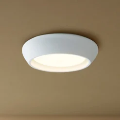 Beacon Deckenleuchte Fjord, weiß, Gips, Ø 28 cm, GX53