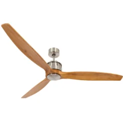 Beacon Deckenventilator Airfusion Akmani, leise, teak/chrom