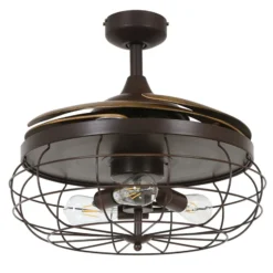 Beacon Deckenventilator Licht Fanaway Industri braun leise
