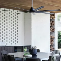 Beacon Deckenventilator mit Licht Atlanta schwarz DC leise