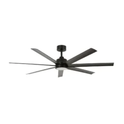 Beacon Deckenventilator mit Licht Atlanta, schwarz, leise
