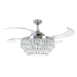 Beacon Deckenventilator mit Licht Fanaway Veil chrom leise
