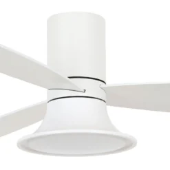 Beacon Deckenventilator mit Licht Flusso weiß Ø 132 cm leise