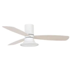 Beacon Deckenventilator mit Licht Flusso weiß Ø 132 cm leise