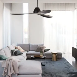 Beacon Deckenventilator Whitehaven, schwarz, leise, Ø 142 cm