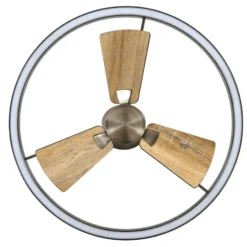 Beacon LED-Deckenventilator Cessna, nickel/eiche, DC, leise