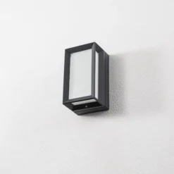 BEGA LED-Außenwandlampe 22750, grafit, Metall, CCT, IP65
