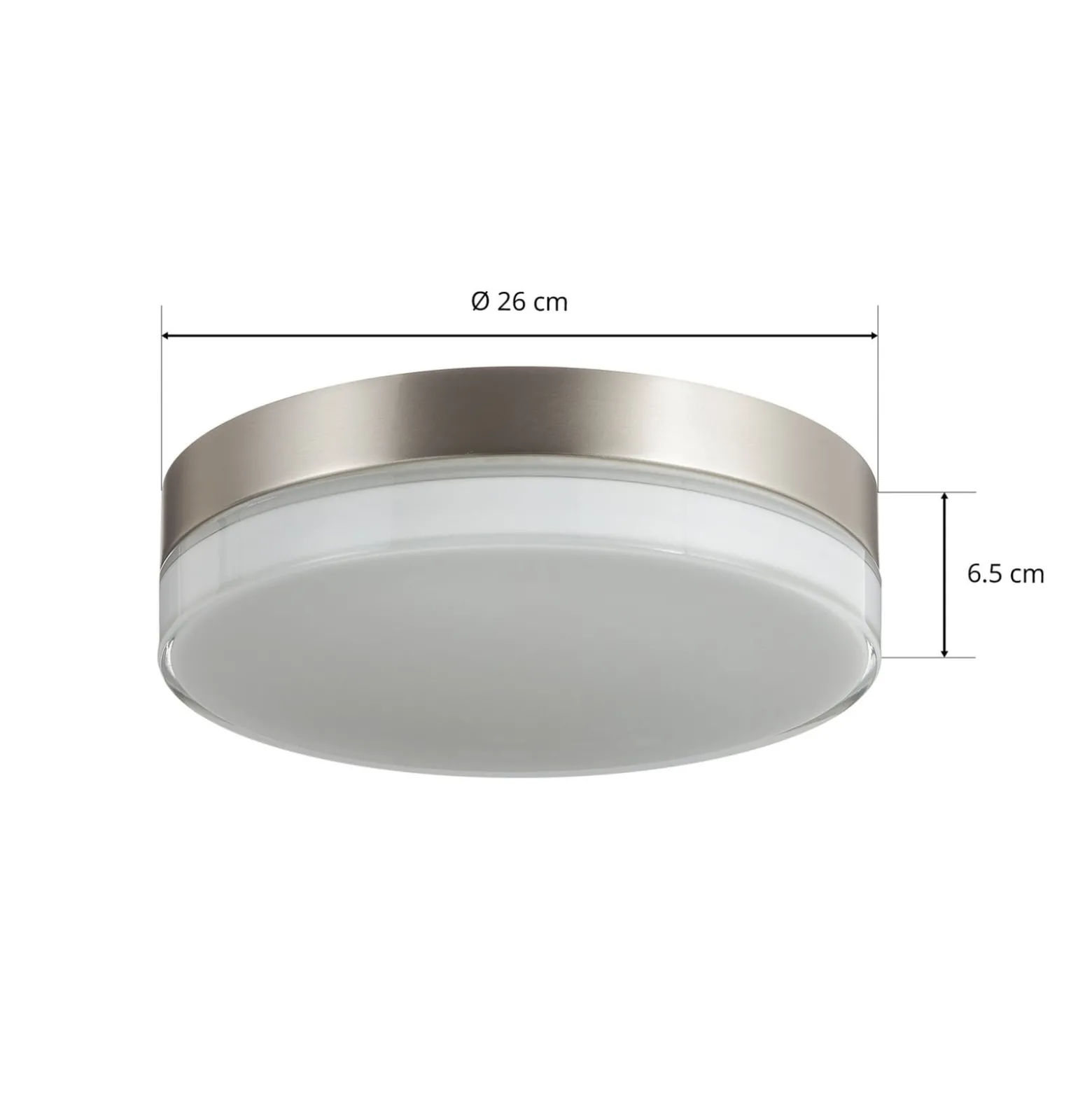 BEGA 12128 LED-Deckenleuchte DALI 930 stahl 26cm