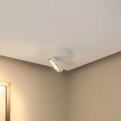 BEGA LED-Deckenstrahler 51312.1 weiß Metall DALI schwenkbar