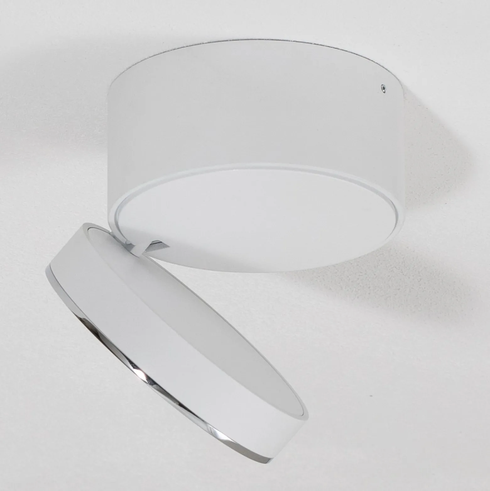 BEGA LED-Deckenstrahler 51312.1 weiß Metall DALI schwenkbar
