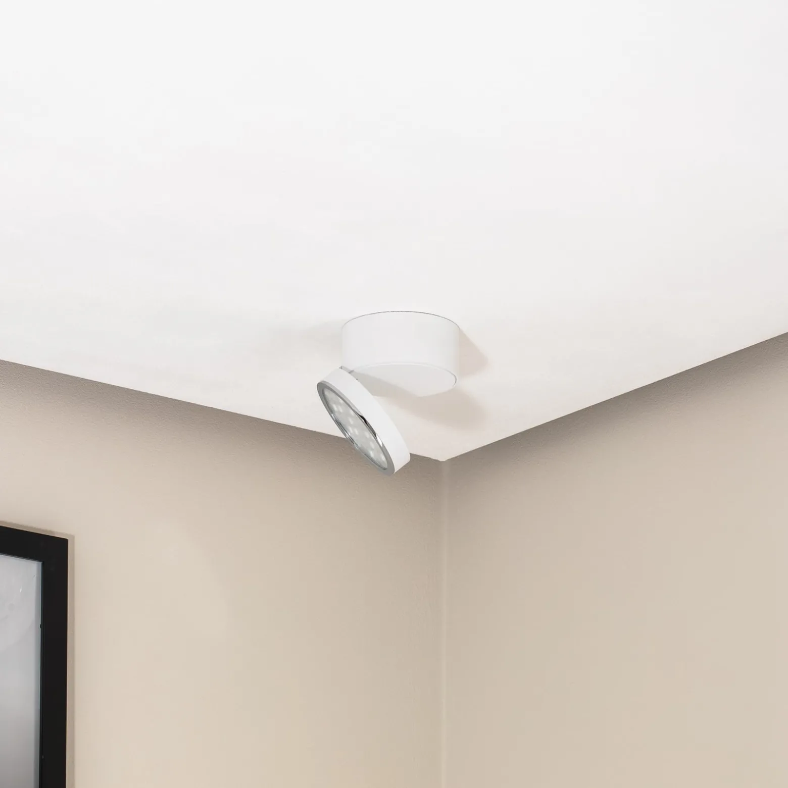 BEGA LED-Deckenstrahler 51312.1 weiß Metall DALI schwenkbar
