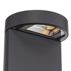 BEGA LED-Sockelleuchte 84749, grafit, Aluminiumguss, Glas