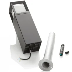 BEGA 84604 - LED-Sockelleuchte in Grafit, 3.000 K