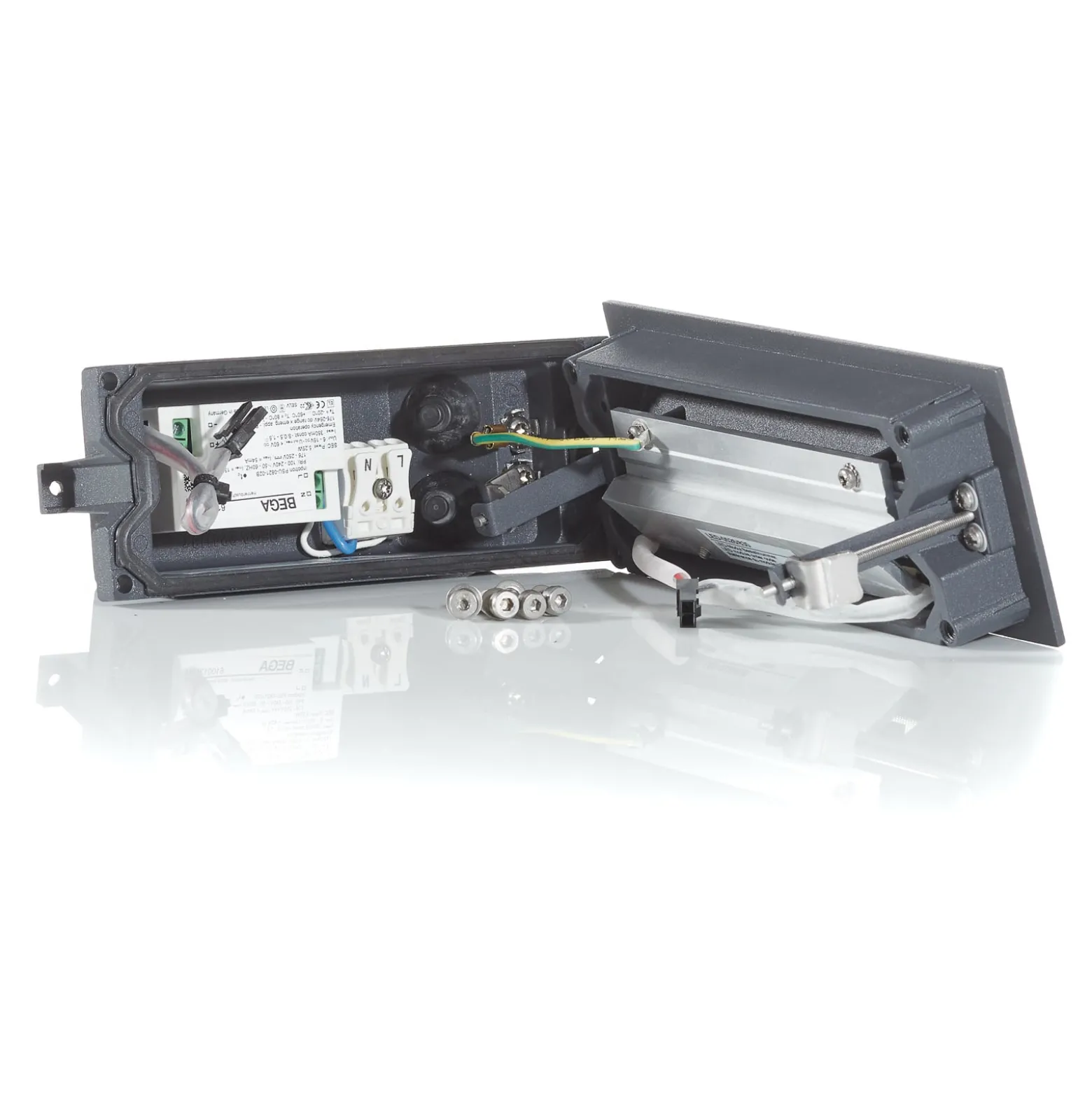 BEGA 33053 LED-Wandeinbau 3.000K grafit 17 cm