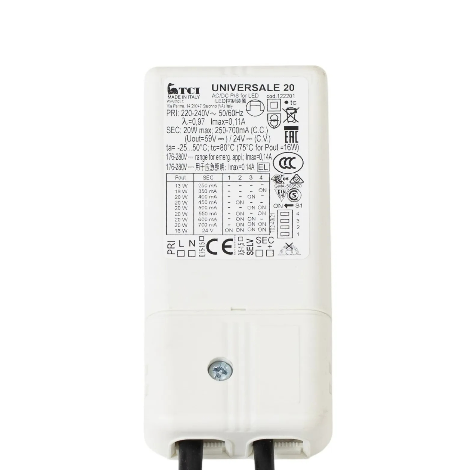 BEGA Netzteil 13144 on/off für LED-Einbauleuchte Studio Line
