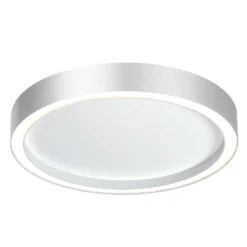 Bopp Aura LED-Deckenlampe Ø 40cm weiß/aluminium