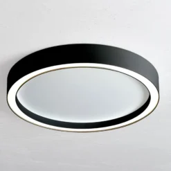 Bopp Aura LED-Deckenlampe Ø 40cm weiß/schwarz