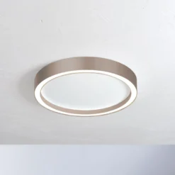 Bopp Aura LED-Deckenlampe Ø 40cm weiß/taupe