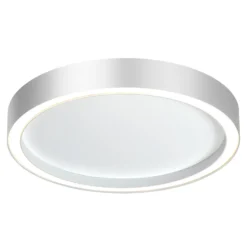 Bopp Aura LED-Deckenleuchte Ø 55cm weiß/aluminium