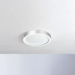 Bopp Aura LED-Deckenleuchte Ø 30cm weiß/aluminium