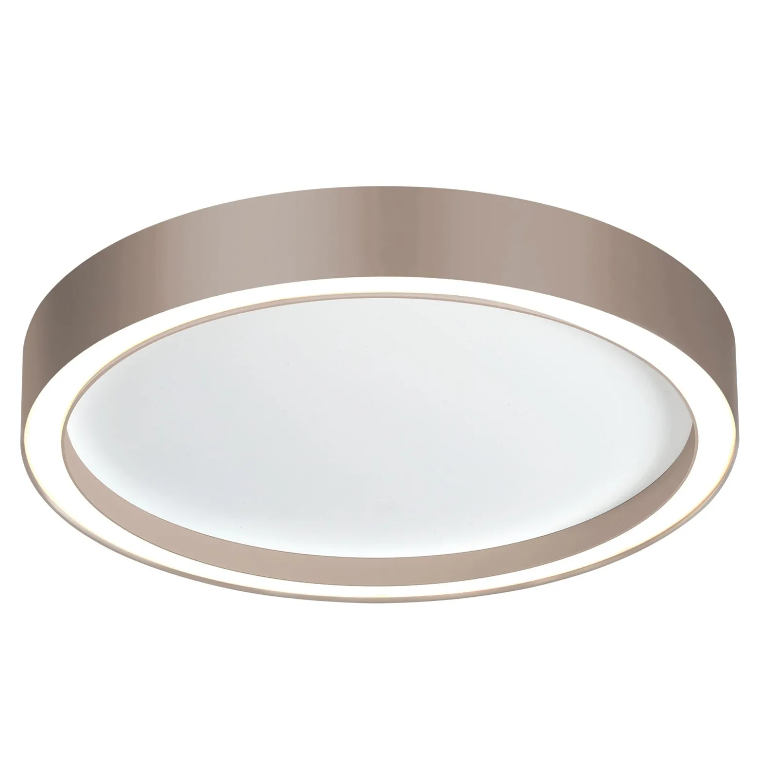 Bopp Aura LED-Deckenleuchte Ø 55cm weiß/taupe