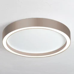 Bopp Aura LED-Deckenleuchte Ø 55cm weiß/taupe