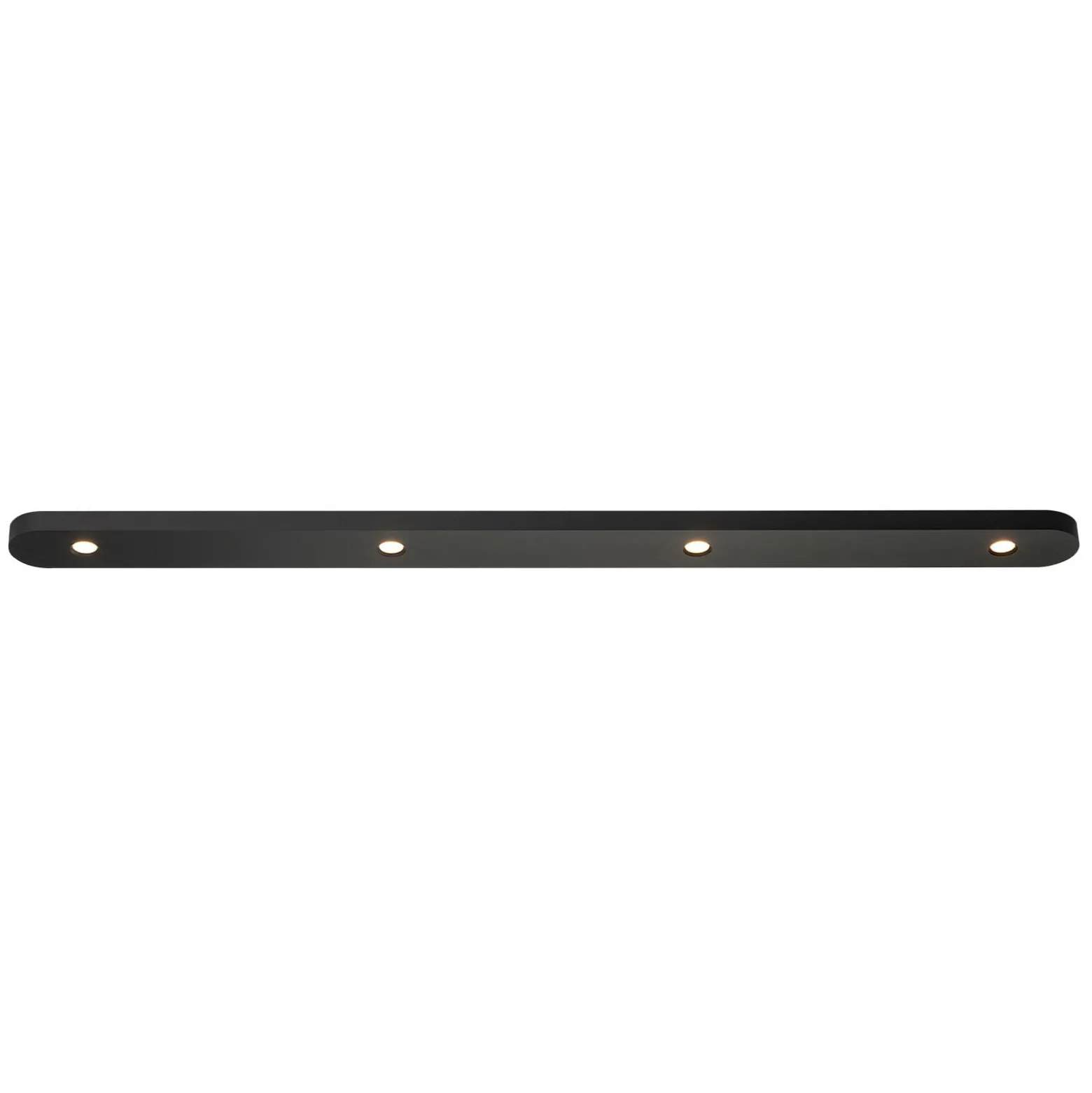 Bopp Close LED-Deckenleuchte vierflammig, schwarz