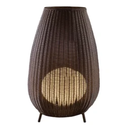 Bover Amphora 02 Terrassenleuchte, rattan brown