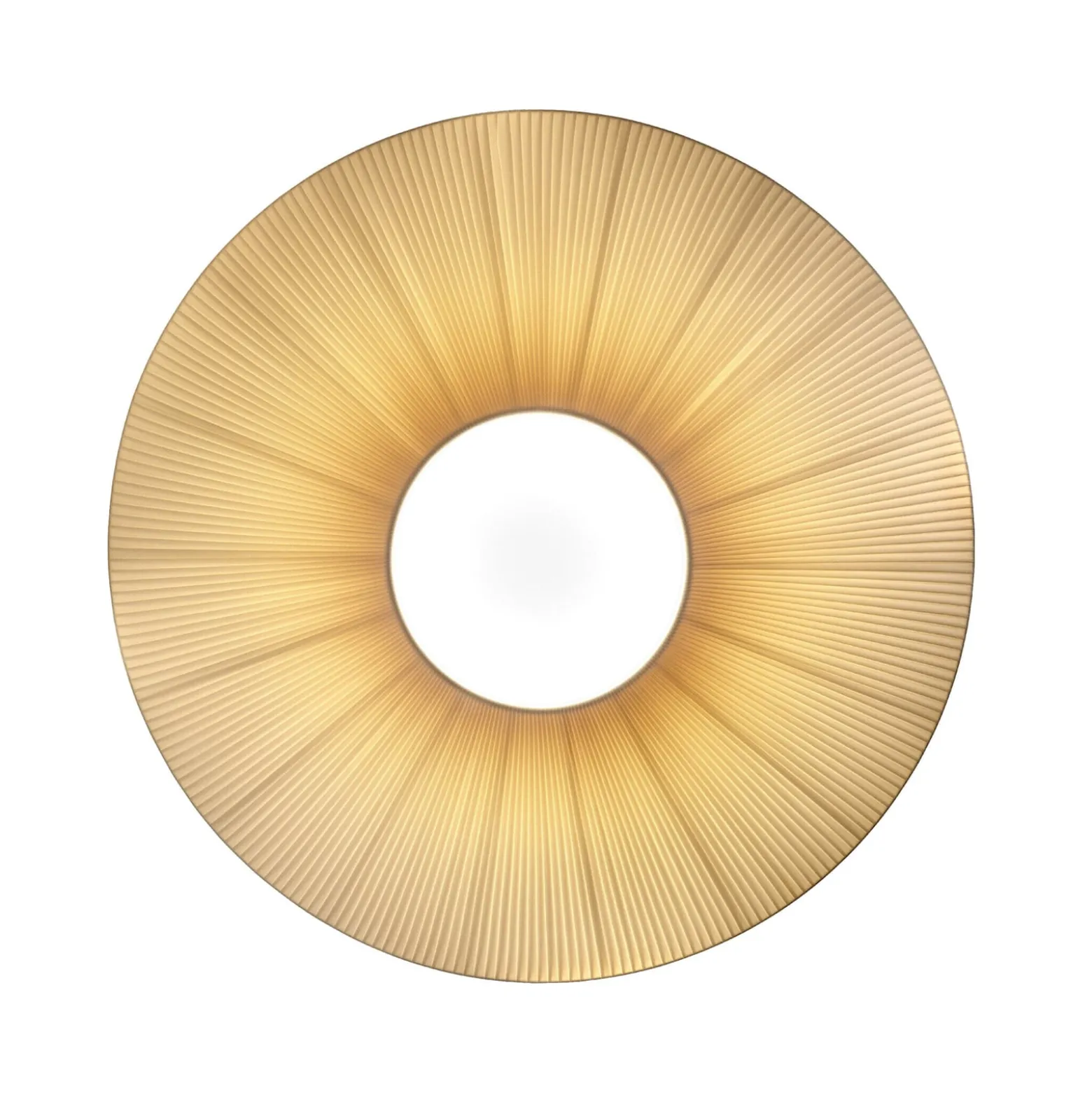 Bover Deckenlampe Siam 120, Höhe 61 cm, nickel/cremefarben