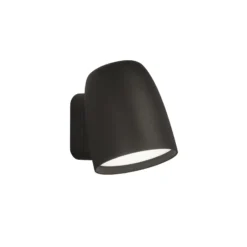 Bover LED-Außenwandlampe Nut, hellgrau, Alu/Stahl