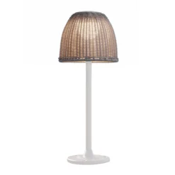 Bover LED-Sockellampe Atticus, Höhe 50 cm, naturweiß/beige
