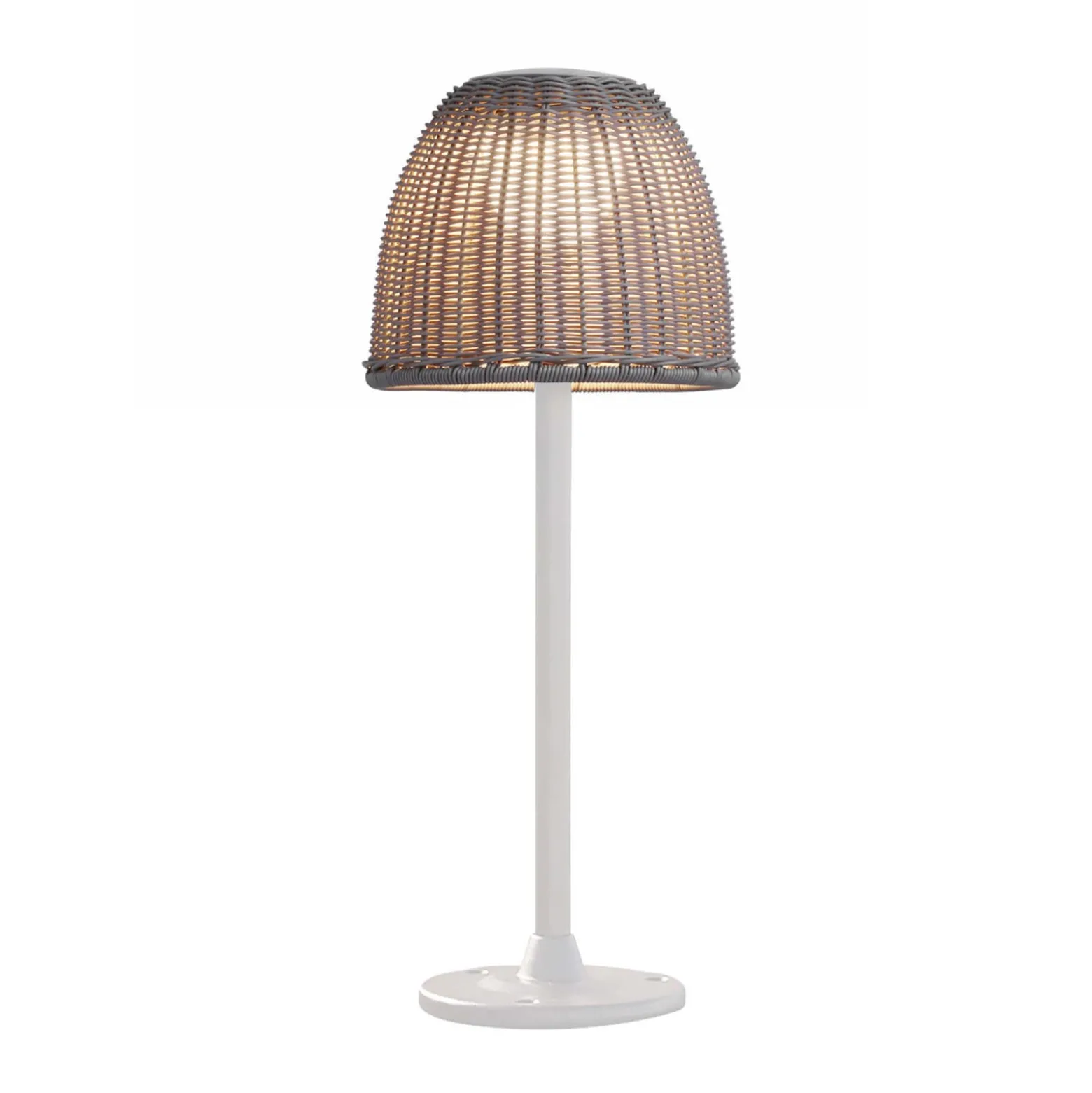 Bover LED-Sockellampe Atticus, Höhe 50 cm, naturweiß/beige