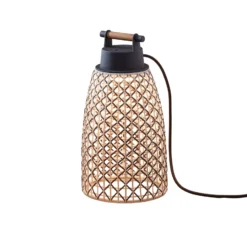 Bover Nans M/41 LED-Tischleuchte für außen, braun