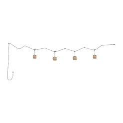 Bover Nans S/16/4L LED-Außen-Pendelleuchte, braun