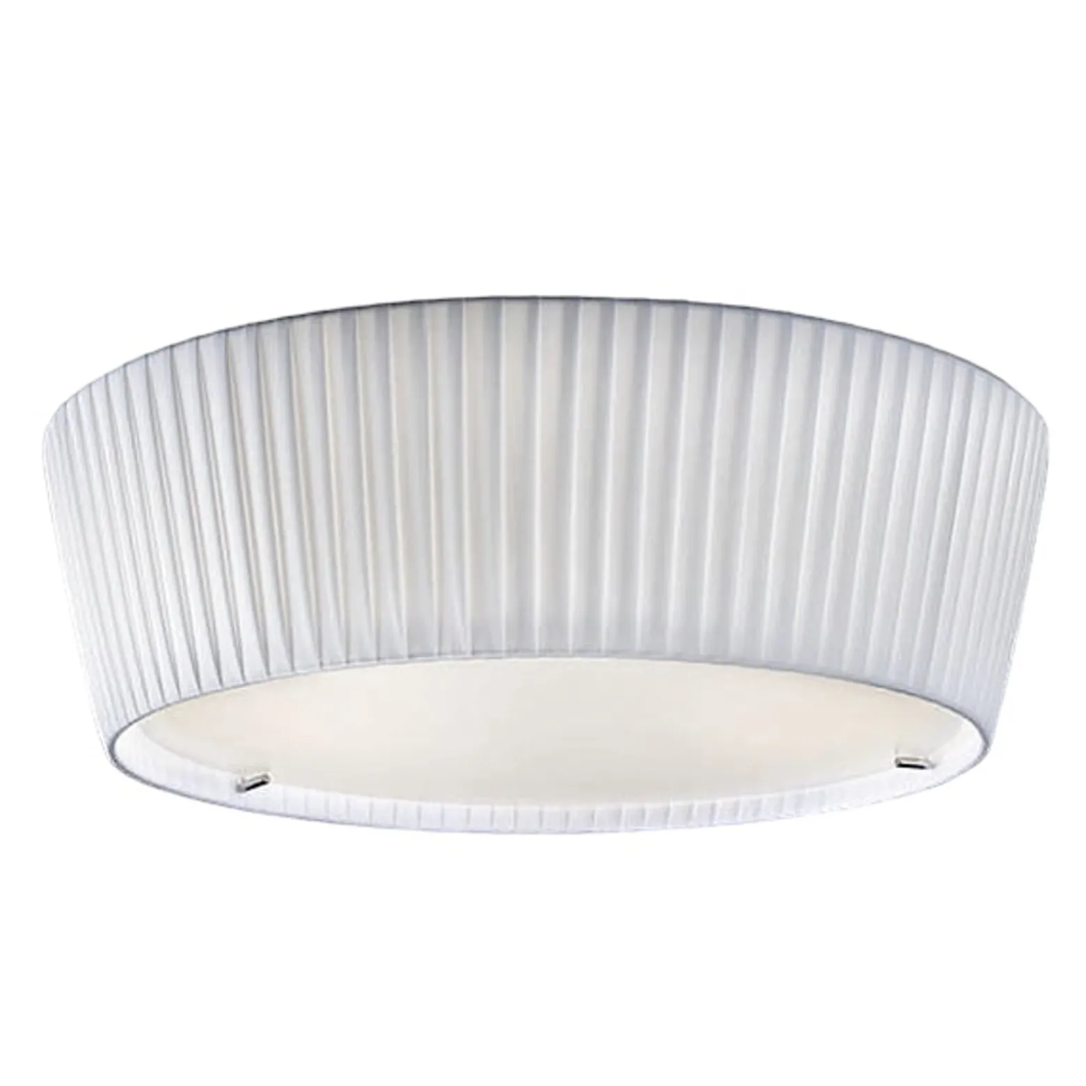 Bover Plafonet 43 - Stoff-Deckenlampe, Band weiß
