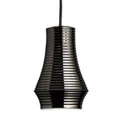 Bover Tibeta 01 - LED-Hängeleuchte, chrom-schwarz