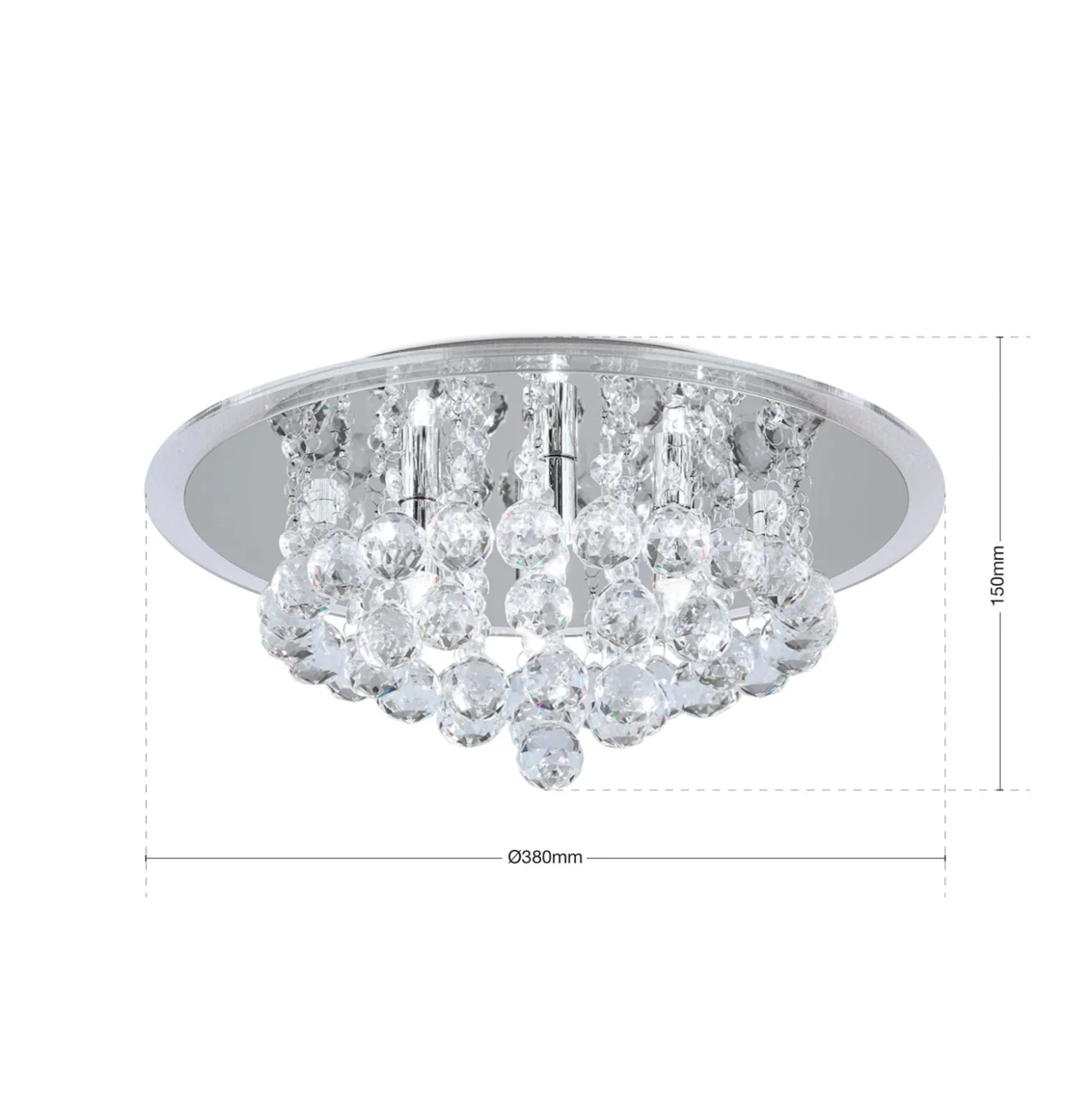 Brillante Deckenleuchte DESPINA 38 cm